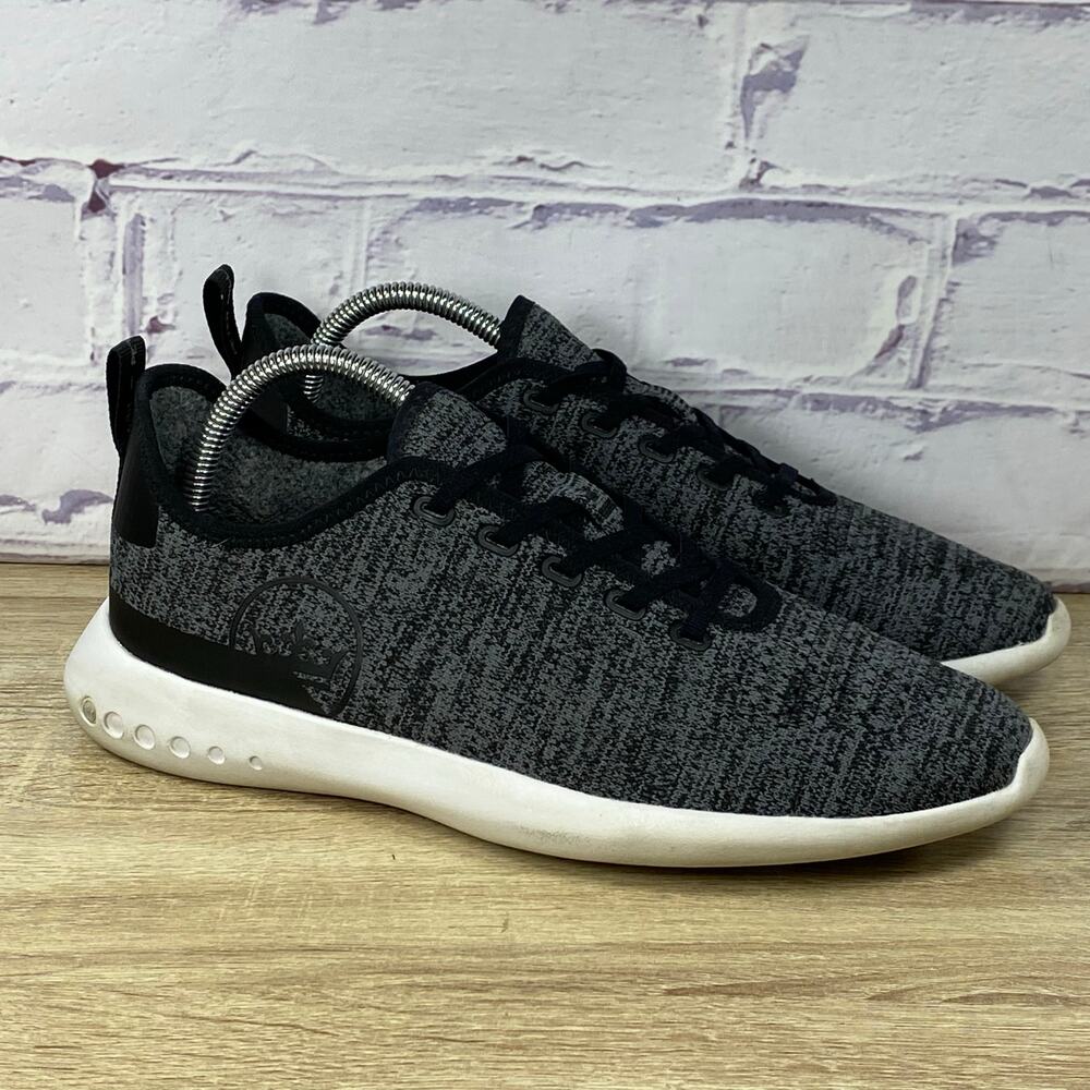 Peter Millar Hyperlight Glide Grey Black Casual Sneakers Men's 9 Knit Shoes
